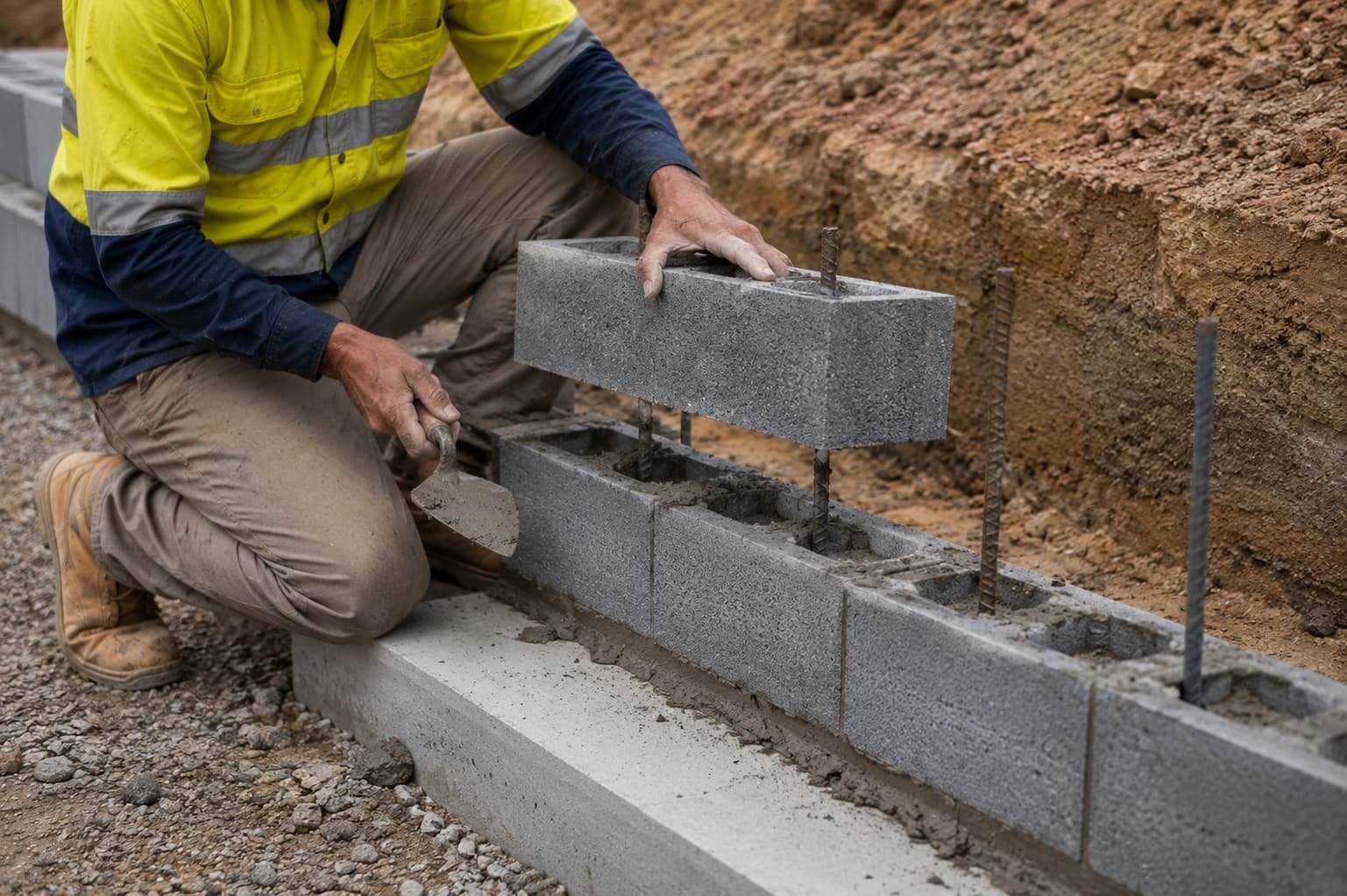 besser block retaining wall Ipswich