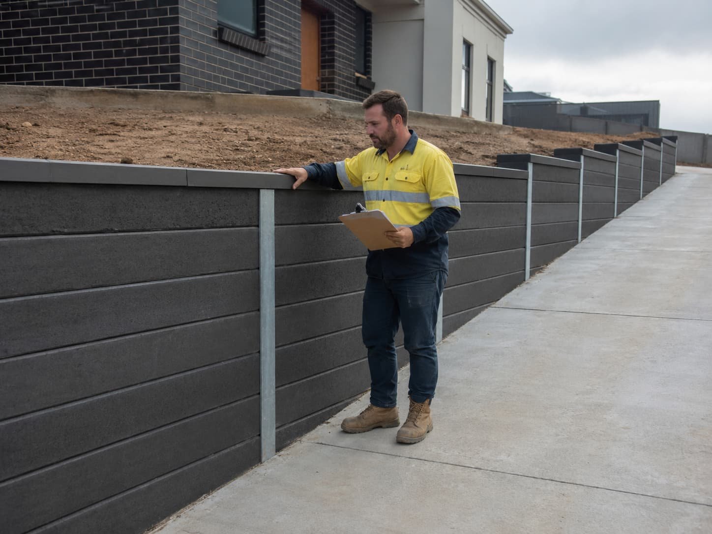 retaining walls Flinders View